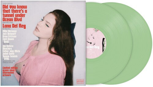 Lana Del Rey - Did you know that there’s a tunnel under Ocean Blvd [Indie Exclusive Limited Edition Light Green Vinyl 2LP and Alternative Cover]